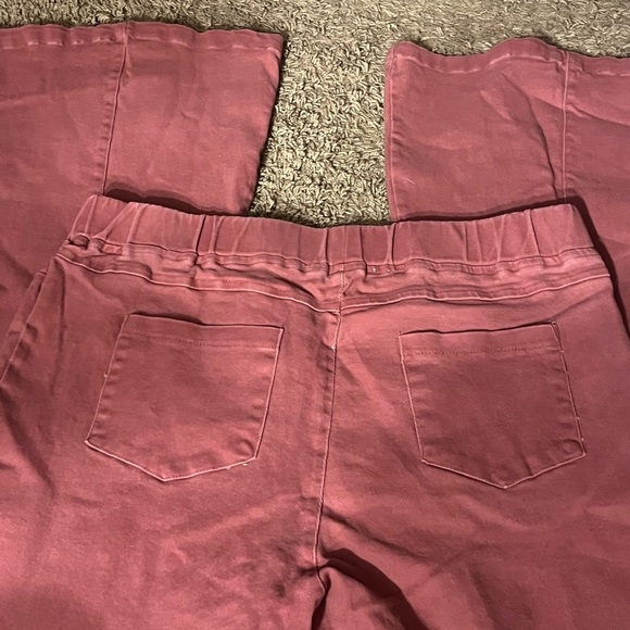 New Pink Flare Pants - Picture 3 of 3